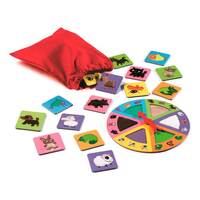 Тактильне лото Djeco Тварини (DJ08129)