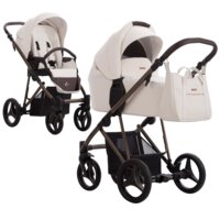 Коляска 2 в 1 Bebetto Flavio Choco 14, екрю (503.12.23.CP14)