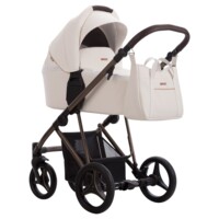 Коляска 2 в 1 Bebetto Flavio Choco 14, екрю (503.12.23.CP14)