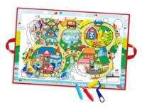 Водна розмальовка-килимок Let's craft Магічні перетворення Жваве містечко (MRM001-E)