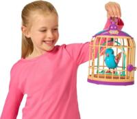 Інтерактивна пташка-повторюшка Little Live Pets Панго Панго зі світлом у клітці (26614)