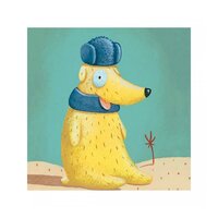 Набор наклеек для аппликации Djeco Создай животное (DJ08932)