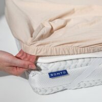 Зимова постіль Sonto Sleepset Кремова троянда, із заокругленими кутами, 120 х 60 см (0535)