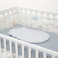 Демісезонна постіль Sonto Sleepset Попелястий камінь, з прямими кутами, 120 х 60 см (0176) 