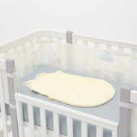 Демісезонна постіль Sonto Sleepset Лимонний туман, із заокругленими кутами, 120 х 60 см (0172) 