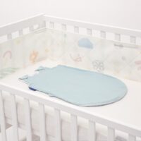 Літня постіль Sonto Sleepset Мʼятний крем, з прямими кутами, 120 х 60 см (0228) 