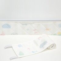 Літня постіль Sonto Sleepset Мʼятне срібло, із заокругленими кутами, 120 х 60 см (0540)