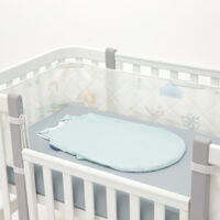 Літня постіль Sonto Sleepset Мʼятне срібло, із заокругленими кутами, 120 х 60 см (0540) 