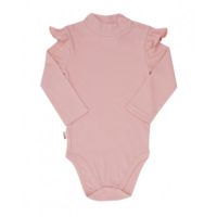 Боді-гольф з крилами Софія, пудра, розмір 80 (2002019141666) 