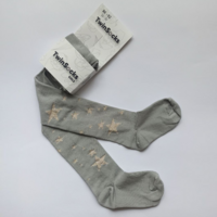 Детские колготки Twinsocks Звездочка с люрексом, размер 116-122, серый (2480000111377) 