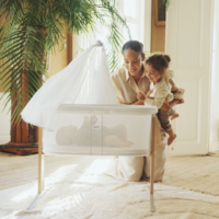 Балдахин к колыбели BabyBjorn Harmony, белый (BJ042021)