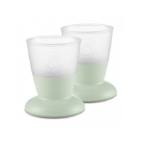 Набор стаканов BabyBjorn, зеленый, 2 шт. (7317680721617) 