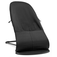 Шезлонг BABYBJÖRN Balance Soft Cotton Black/Dark Grey (7317680050229)