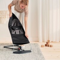 Шезлонг BABYBJÖRN Balance Soft Cotton Black/Dark Grey (7317680050229)