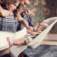 Шезлонг BABYBJÖRN Balance Soft Cotton/Jersey Beige/Grey (7317680050830)