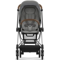Прогулянкова коляска Cybex Mios 4.0 Mirage Grey, шасі Chrome Brown (08732507)