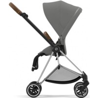 Прогулянкова коляска Cybex Mios 4.0 Mirage Grey, шасі Chrome Brown (08732507)