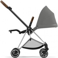 Прогулянкова коляска Cybex Mios 4.0 Mirage Grey, шасі Chrome Brown (08732507)