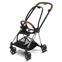 Прогулянкова коляска Cybex Mios 4.0 Deep Black, шасі Chrome Brown (25672507)