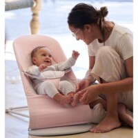 Шезлонг BABYBJÖRN Balance Soft Cotton/Jersey Light Pink/Grey (7317680051899)