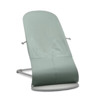 Шезлонг BABYBJÖRN Balance Soft Cotton/Jersey Light Sage/Grey (7317680051707)