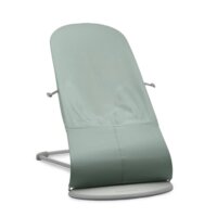 Шезлонг BABYBJÖRN Balance Soft Woven/Jersey Light Sage/Grey (7317680052704)