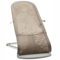 Шезлонг BABYBJÖRN Balance Soft MESH Grey Beige/White (7317680051448)