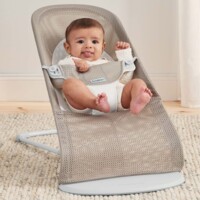 Шезлонг BABYBJÖRN Balance Soft MESH Grey Beige/White (7317680051448)