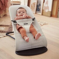 Шезлонг BABYBJÖRN Balance Soft MESH Silver/White (7317680050298)