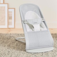 Шезлонг BABYBJÖRN Balance Soft MESH Silver/White (7317680051295)