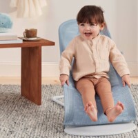 Шезлонг BABYBJÖRN Balance Soft MESHSky Blue/White (7317680051431)