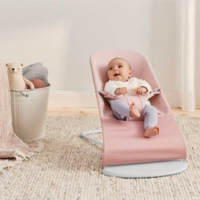 Шезлонг BabyBjorn Bliss 3D Jersey Charcoal Grey, рама Dark Grey (7317680060761)