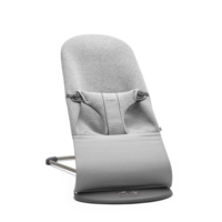 Шезлонг BabyBjorn Bliss 3D Jersey Light Grey, рама Dark Grey (7317680060723) 