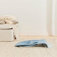 Шезлонг BabyBjorn Bliss Cotton Dark Purple, рама Dark Grey (7317680060341)