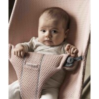 Шезлонг BabyBjorn Bliss Mesh Pearly pink, рама Dark Grey (7317680060013)