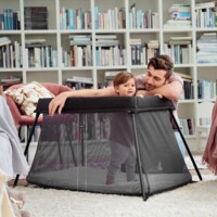 Ліжко-манеж BabyBjorn Light, чорний (7317680402806)