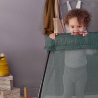 Ліжко-манеж BabyBjorn Light, зелений (7317680402387)