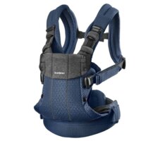 Рюкзак-кенгуру BabyBjorn Harmony Mesh 3D Navy blue + слинявчик (7317686880080)