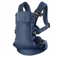 Рюкзак-кенгуру BabyBjorn Harmony Mesh 3D Navy blue + слинявчик (7317686880080)