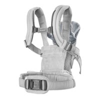Рюкзак-кенгуру BabyBjorn Harmony Mesh 3D Silver + слинявчик (7317686880042)
