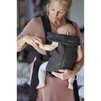 Рюкзак-кенгуру BabyBjorn Mini 3D Jersey Charcoal Grey (7317680210760)
