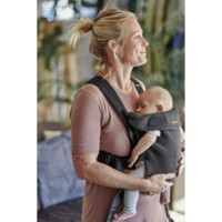 Рюкзак-кенгуру BabyBjorn Mini 3D Jersey Charcoal Grey (7317680210760)