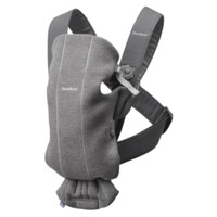 Рюкзак-кенгуру BabyBjorn Mini 3D Jersey Dark grey (7317680210845) 