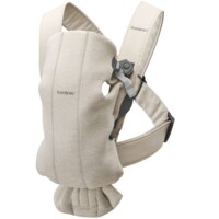 Рюкзак-кенгуру BabyBjorn Mini 3D Jersey Light beige (7317680210876) 