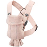 Рюкзак-кенгуру BabyBjorn Mini 3D Jersey Light pink (7317680210777)