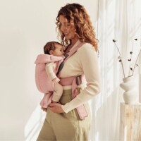 Рюкзак-кенгуру BabyBjorn Mini 3D Jersey Light pink (7317680210777)