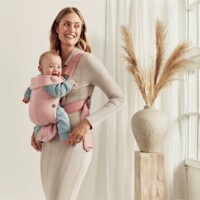 Рюкзак-кенгуру BabyBjorn Mini 3D Jersey Light pink (7317680210777)