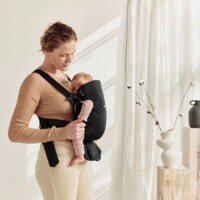 Рюкзак-кенгуру BabyBjorn Mini 3D Mesh, Black (7317680210258)