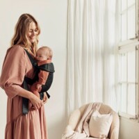 Рюкзак-кенгуру BabyBjorn Mini 3D Mesh, Black (7317680210258)