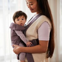 Слінг BabyBjörn Mini Cotton Dark purple (7317680210340)